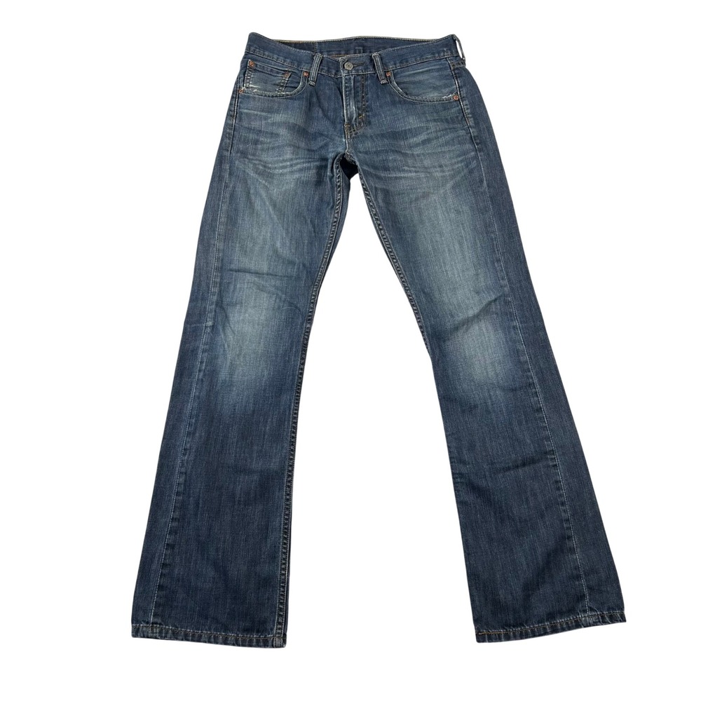 Levis 527 Slim Bootcut Jeans Mens 29x32 (fits 30x32) Denim Medium Wash Cowboy